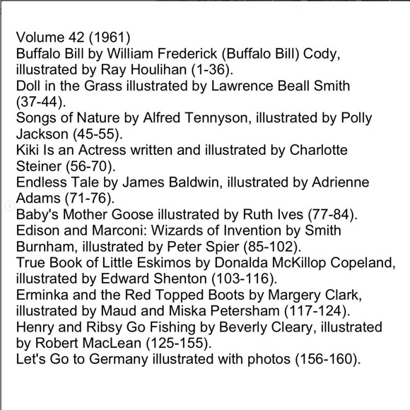 Vintage Best in Children’s Books 1st Edition Dust Jacket Doubleday 1950-60 Lot 5 - Picture 10 of 10